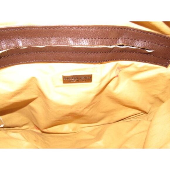 Bottega Veneta Vintage Crossbody Reptile Print Fabric In Browns - Picture 4 of 12